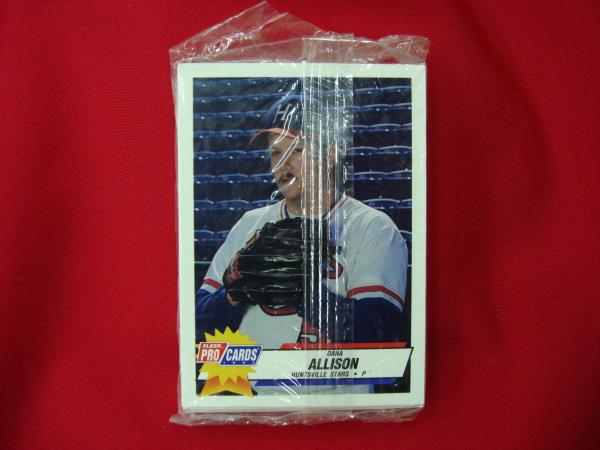 1993 Fleer Procards Huntsville Stars Team Set (Oakland A's Affiliate) - Factory Sealed Minor League Baseball Cards