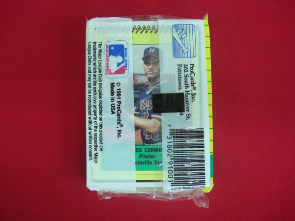 1991 Huntsville Stars ProCards MiLB Team Set (Todd Van Poppel, Oakland Athletics Affiliate) - Factory Sealed