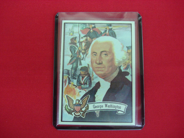 1972 Topps U.S. Presidents George Washington #1 Trading Card (EX/MT)