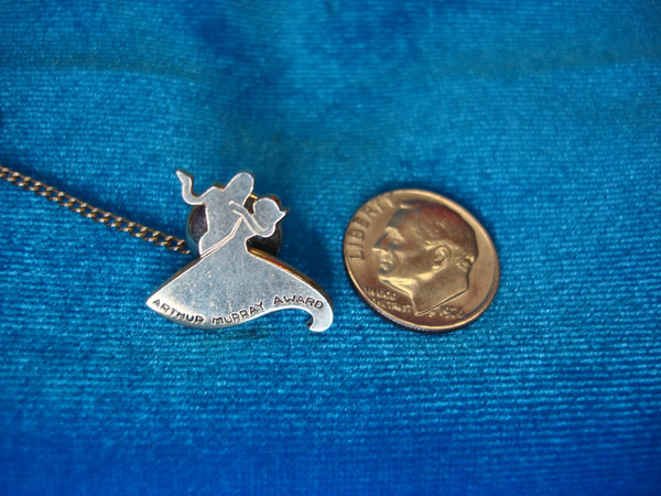 Vintage Arthur Murray Award Lapel Pin Tie Tac #453 - Dance Studio Collectible