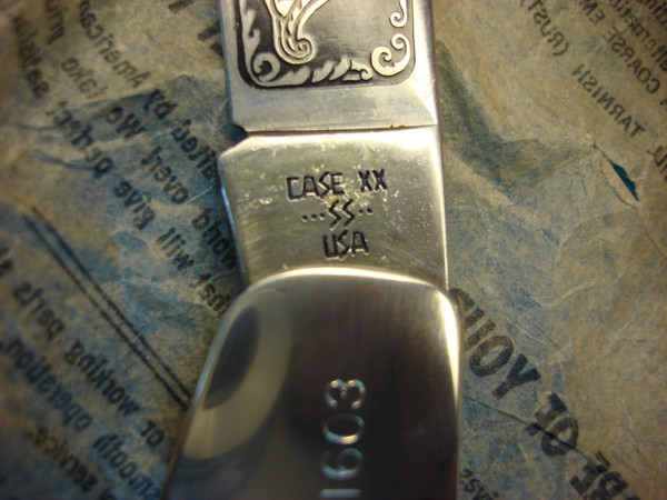 1985 Case Collectors Club C51050 SS Pocket Knife - Mint Condition with Display & Original Packaging
