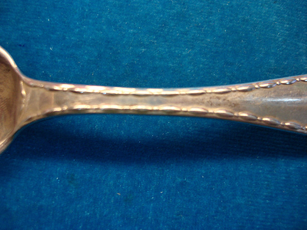 Vintage Tiffany & Co. Marquise Sterling Silver Ice Cream Spoon - Monogrammed (5 3/4