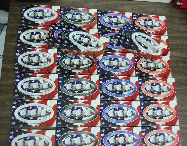 Complete 1999-2006 State Quarter Sets - BU Phila & Denver + Gold/Platinum Layered Coins (32 Sets)