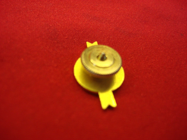 Vintage Barbershop Harmony Society Lapel Pin - Gold Tone, Red, White & Blue Enamel