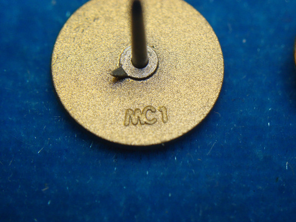 Vintage Rotary Club Paul Harris Fellowship Lapel Pin / Tie Tac - Gold Tone Enamel - #474