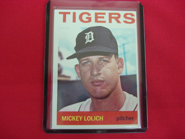 1964 Topps Mickey Lolich Rookie Card #128 RC - Detroit Tigers Baseball Card