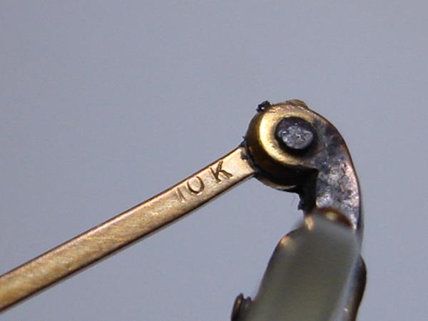 Antique Victorian 10K Gold Filled Eyeglasses - SHUR-ON Frameless, c. 1910s
