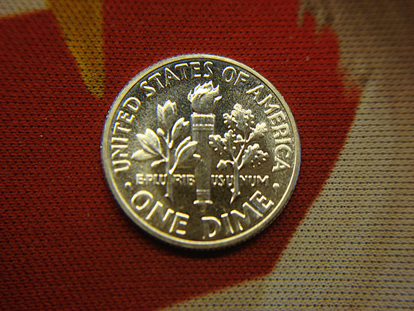 1954 Proof Roosevelt Dime - Uncirculated from Whitman Album