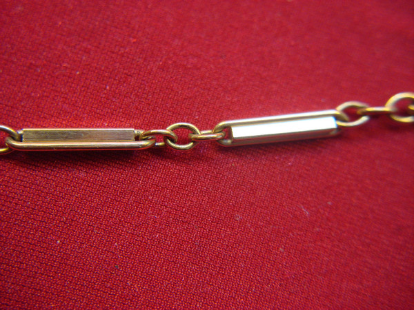 Vintage Gold Filled Pocket Watch Chain (13