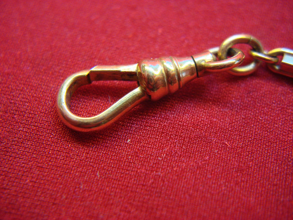 Vintage Gold Filled Pocket Watch Chain (13