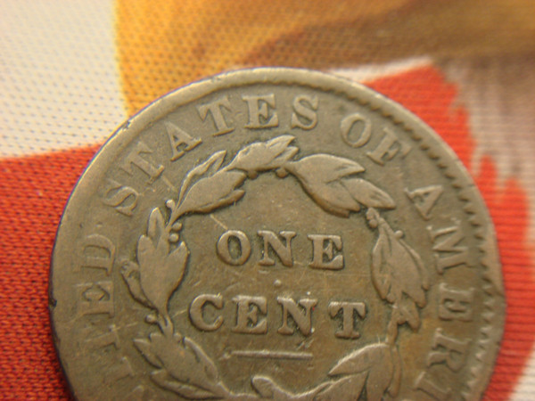 1835 Large Cent - Matron Head, LG 8/Stars, Natural Patina - Rare US Coin
