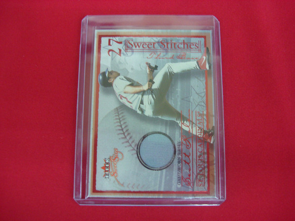 2004 Fleer Sweet Signatures Scott Rolen Relic Card #ST-SR 108/125 - St. Louis Cardinals Memorabilia
