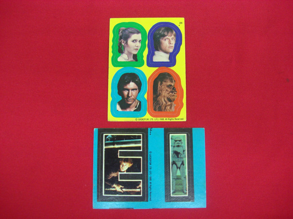 Vintage Star Wars: The Empire Strikes Back Sticker Cards (1980 Topps) - #29 & #54