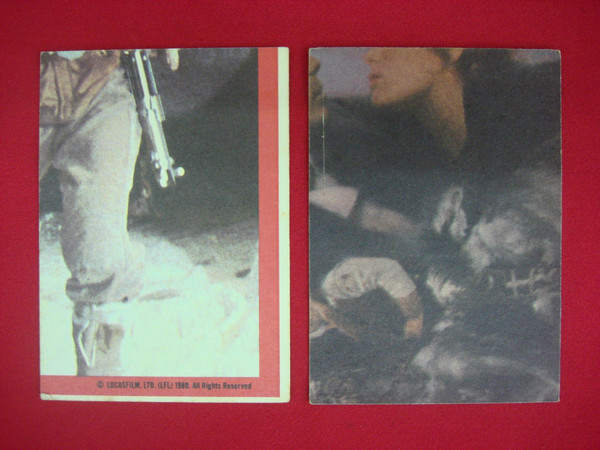 Vintage Star Wars: The Empire Strikes Back Sticker Cards (1980 Topps) - #29 & #54