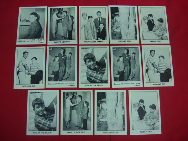 Vintage 1983 Pacific Leave It to Beaver Trading Card Set of 14 (Nice Condition)