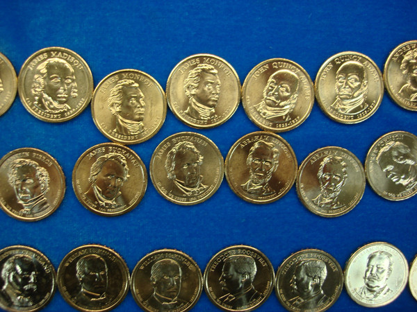 2007-2016 Presidential Dollar Set P&D (79 Coins) - From Original Rolls - Missing 2014 Coolidge