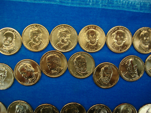 2007-2016 Presidential Dollar Set P&D (79 Coins) - From Original Rolls - Missing 2014 Coolidge