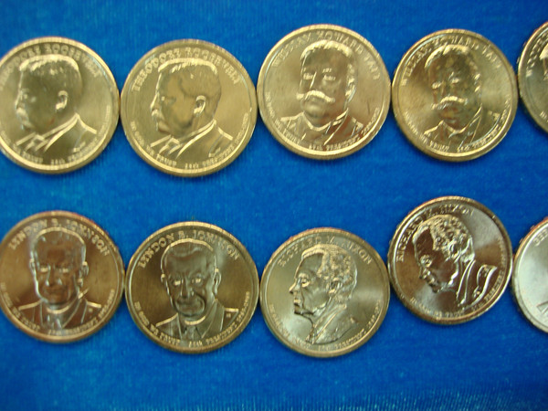2007-2016 Presidential Dollar Set P&D (79 Coins) - From Original Rolls - Missing 2014 Coolidge