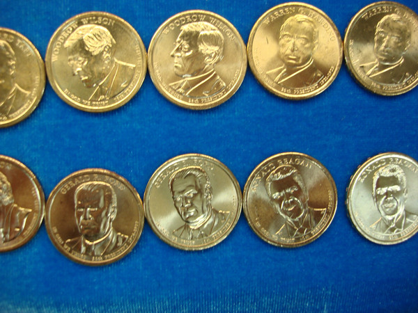 2007-2016 Presidential Dollar Set P&D (79 Coins) - From Original Rolls - Missing 2014 Coolidge
