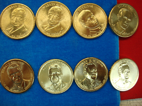 2007-2016 Presidential Dollar Set P&D (79 Coins) - From Original Rolls - Missing 2014 Coolidge