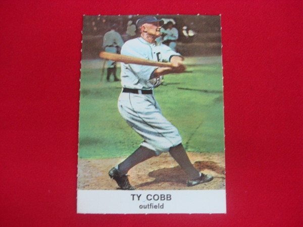 1961 Golden Press Ty Cobb #25 Detroit Tigers Baseball Card (Poor Condition)