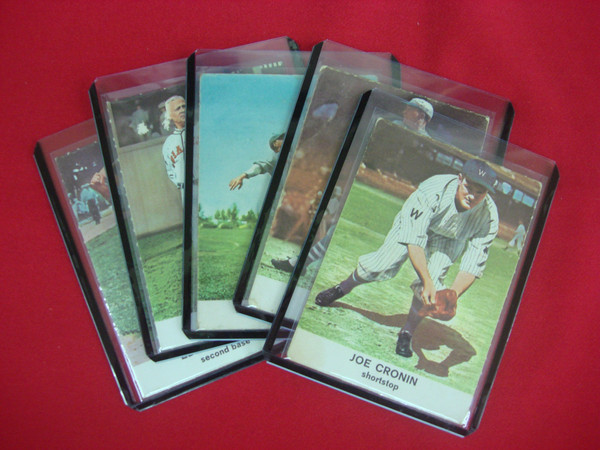 Vintage 1961 Golden Press Baseball Card Lot - Cronin, Simmons, Ott, McGraw & Collins