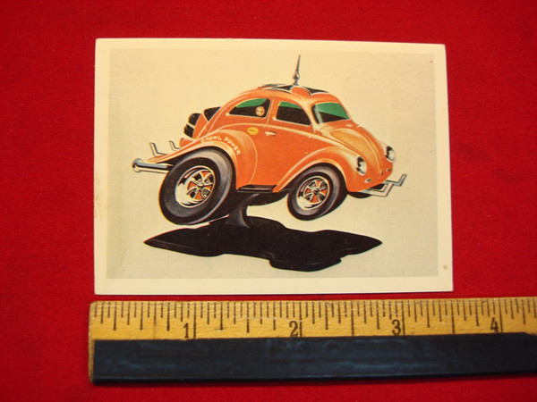 Rare 1970 Thunderbug Model Kit Insert - Monogram #6783 - Vintage Collectible Card