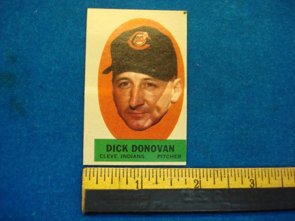 Vintage 1963 Topps Baseball Peel Off Cards (8-Card Lot) - Original Backings