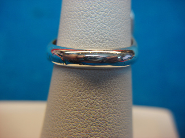 Vintage Navajo Sterling Silver Turquoise Ring - Size 6 1/2