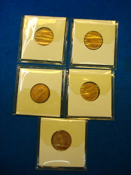 Rare 1960 Lincoln Cents Collection (P & D + Proof) - UNC/Proof, 5 Different Coins