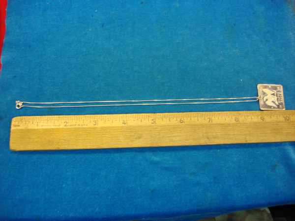 Vintage 1969 Silver Eagle .999 Fine Silver Pendant with 18