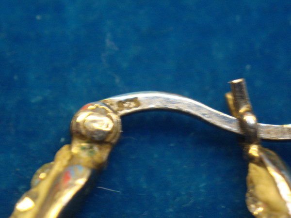 Sterling Silver Pave Ring & Earring Set - Multicolor Stones (Purple, White) - Pre-Owned