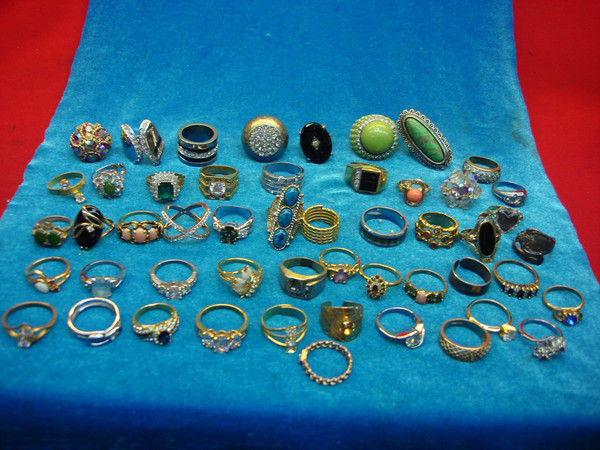 50 Vintage & Modern Estate Rings - Unique Collection Deal! Under $3 Each