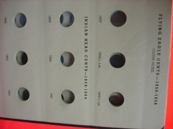 Vintage DANSCO #7101 Indian Cents Album - Display Both Sides - Good Condition