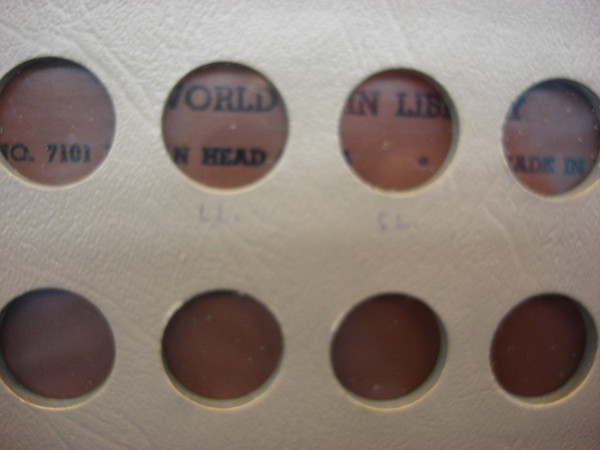 Vintage DANSCO #7101 Indian Cents Album - Display Both Sides - Good Condition