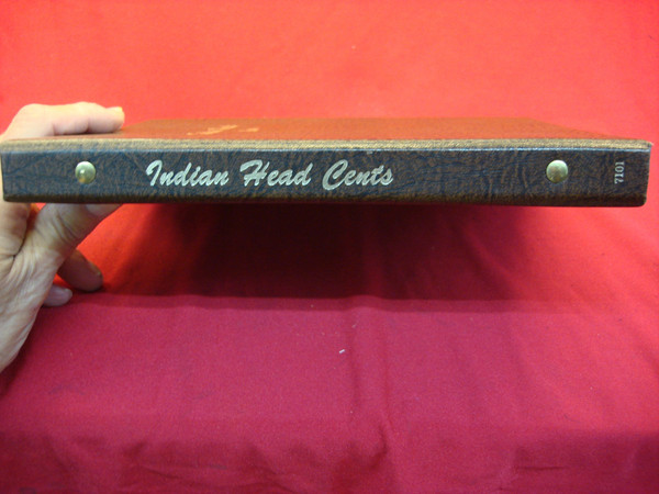 Vintage DANSCO #7101 Indian Cents Album - Display Both Sides - Good Condition