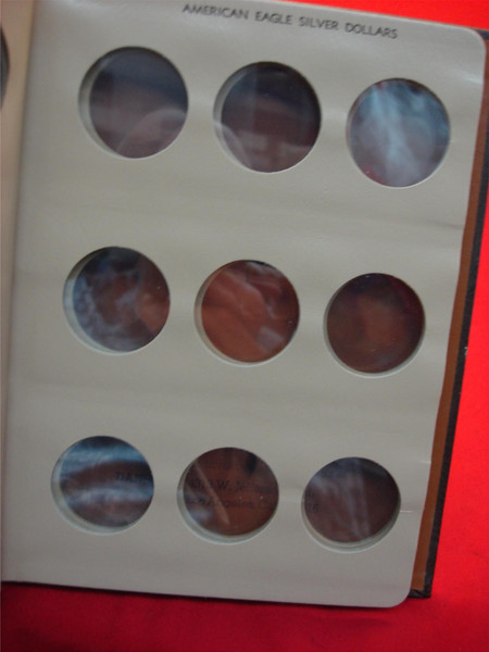 DANSCO #7181 Coin Album - Display American Silver Eagle Dollars 1986-2021 (Used, Good Condition)