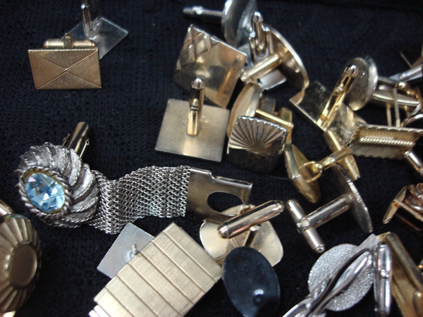 Vintage Collectibles Lot (3 lbs) - Baseball Cards, Cufflinks & More! Estate Finds