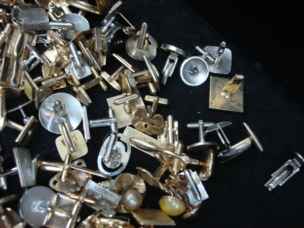 Vintage Collectibles Lot (3 lbs) - Baseball Cards, Cufflinks & More! Estate Finds