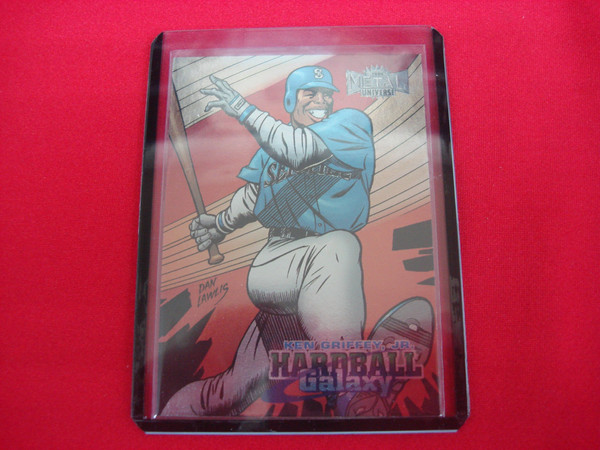 1998 Fleer Metal Universe Ken Griffey Jr. #206 Foil Base Card - Seattle Mariners - Baseball Card