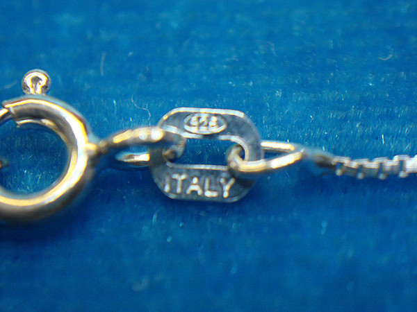 Sterling Silver Diamond Simulant Cross Pendant Necklace - 18 Inch Chain