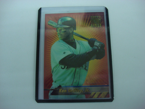 1994 Topps Stadium Club Finest Ken Griffey Jr. #5 Seattle Mariners Baseball Card - PSA Graded