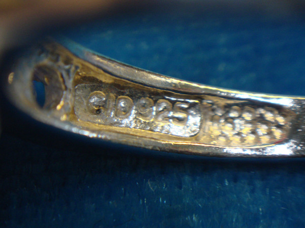 Elegant Sterling Silver Ring with Purple Stones - Size 8