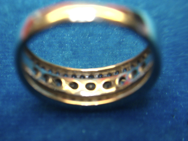 Sterling Silver Simulated Diamond Ring - Size 7 3/4 - Sparkling Statement Jewelry