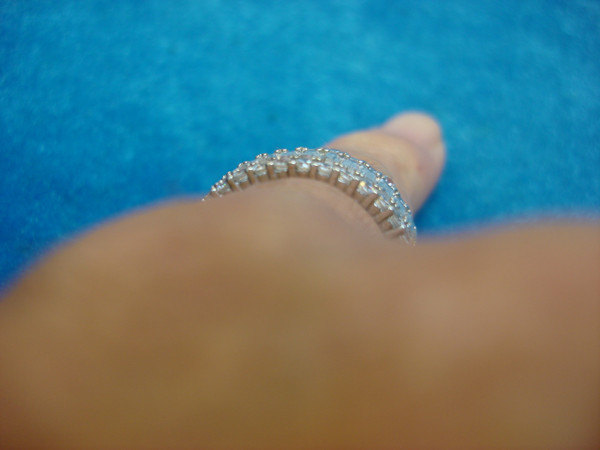 Elegant Sterling Silver Cocktail Ring Size 8 - Unique Design