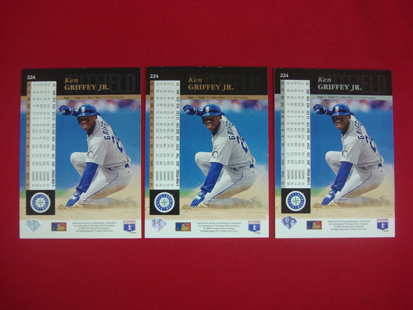 1994 Upper Deck Ken Griffey Jr. Baseball Cards - Base, Electric Diamond & Silver Parallel