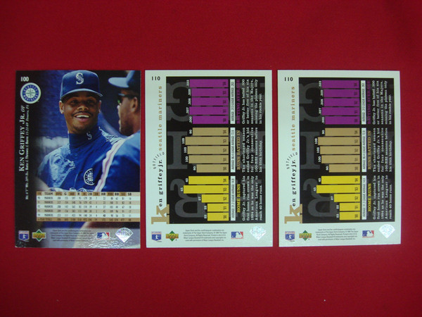Ken Griffey Jr. 1995 Upper Deck Electric Diamond & Base Card Set (Electric, Analysis)