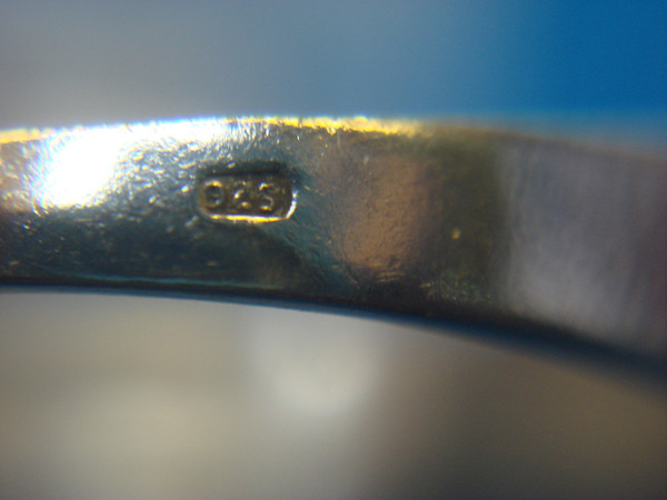 Vintage Sterling Silver Turquoise Ring - Southwest Style Size 7 1/2