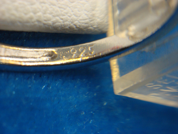 Sterling Silver Two Hearts Diamond Ring - Size 7, Pre-Owned - Excellent Condition