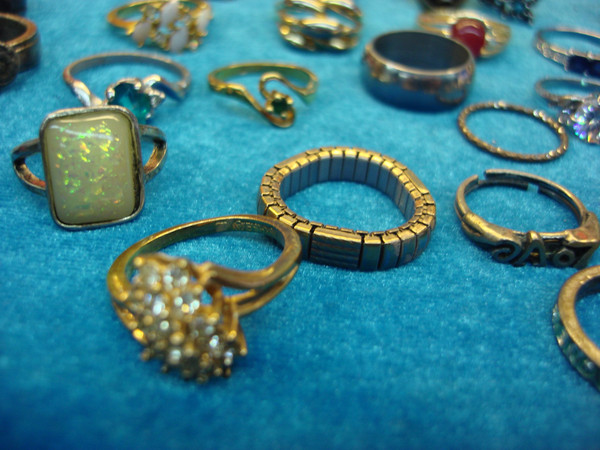 50 Vintage & Modern Estate Rings - Unique Jewelry Lot Deal (Under $3 Each)